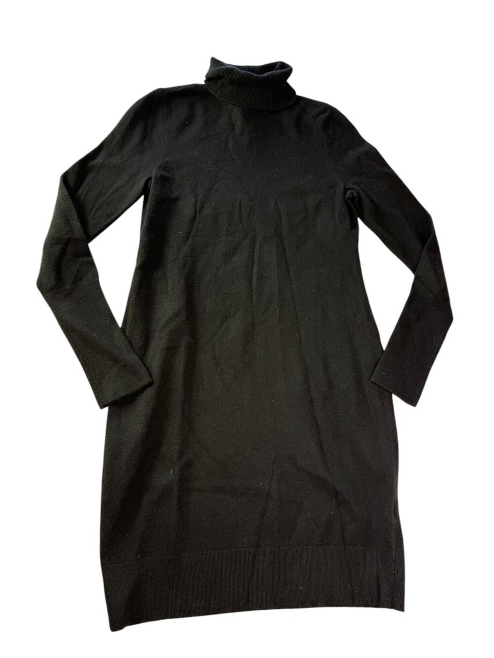 EXPRESS Black Turtleneck Long Dress. Size Women's Small.  Long Sleeve